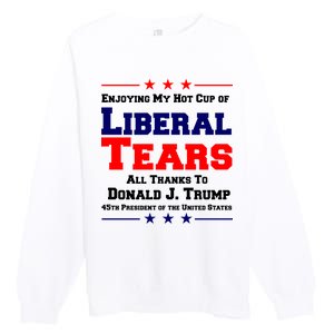 Donald Trump 45TH PRESIDENT POTUS Liberal Tears Premium Crewneck Sweatshirt