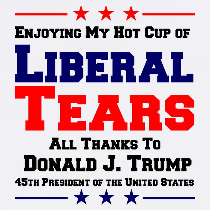 Donald Trump 45TH PRESIDENT POTUS Liberal Tears Cooling Performance Long Sleeve Crew