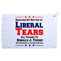 Donald Trump 45TH PRESIDENT POTUS Liberal Tears Grommeted Golf Towel