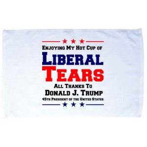 Donald Trump 45TH PRESIDENT POTUS Liberal Tears Microfiber Hand Towel