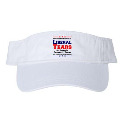 Donald Trump 45TH PRESIDENT POTUS Liberal Tears Valucap Bio-Washed Visor