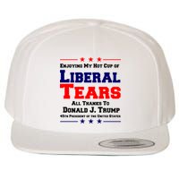 Donald Trump 45TH PRESIDENT POTUS Liberal Tears Wool Snapback Cap