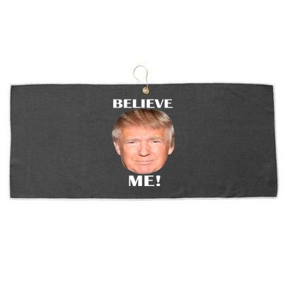 Donald Trump Believe Me Large Microfiber Waffle Golf Towel