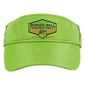 Donald Trump Border Wall Construction Adult Drive Performance Visor