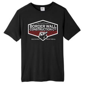 Donald Trump Border Wall Construction Tall Fusion ChromaSoft Performance T-Shirt