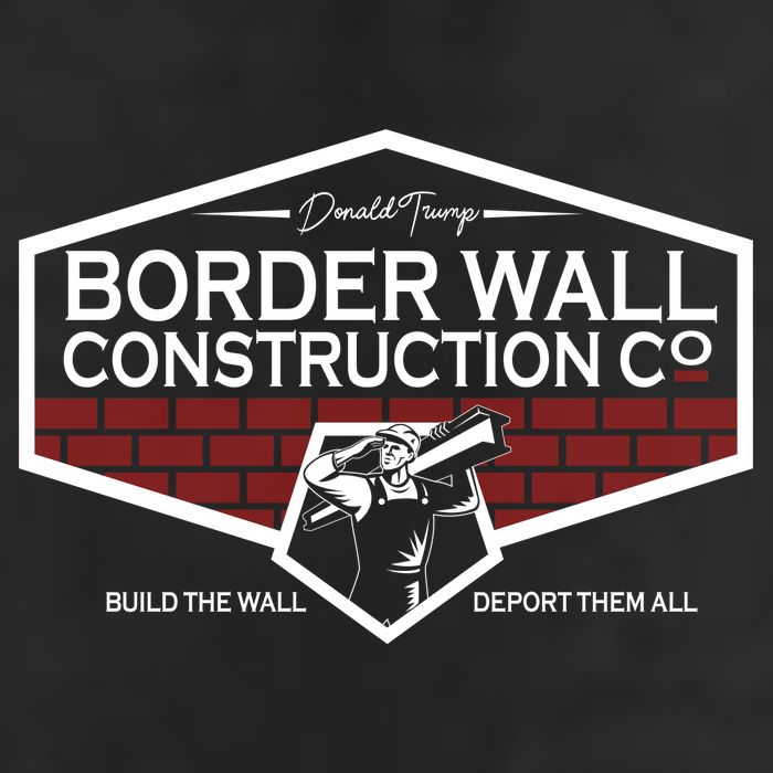 Donald Trump Border Wall Construction Trucker Hat