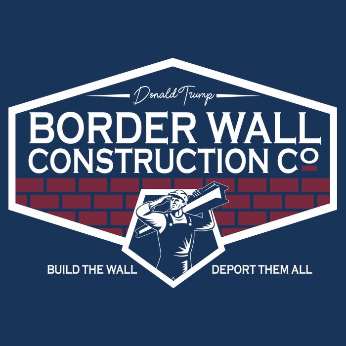 Donald Trump Border Wall Construction Performance Shirt
