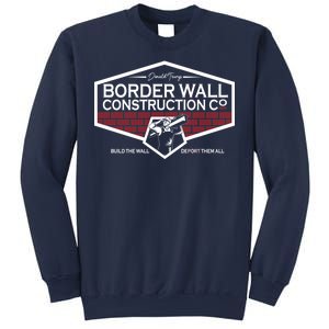 Donald Trump Border Wall Construction Sweatshirt