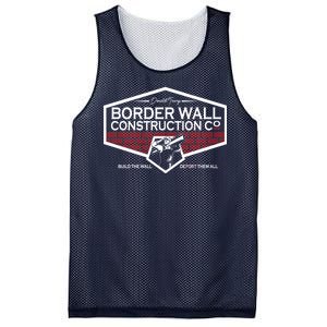 Donald Trump Border Wall Construction Mesh Reversible Basketball Jersey Tank