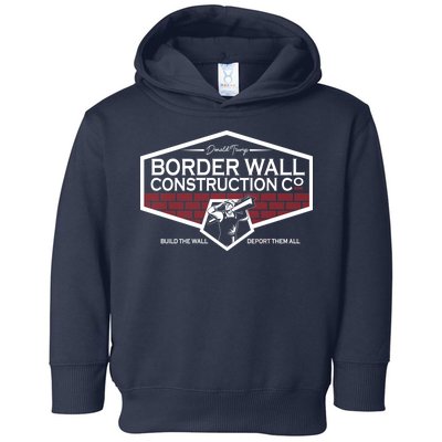 Donald Trump Border Wall Construction Toddler Hoodie