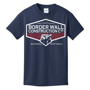 Donald Trump Border Wall Construction Kids T-Shirt