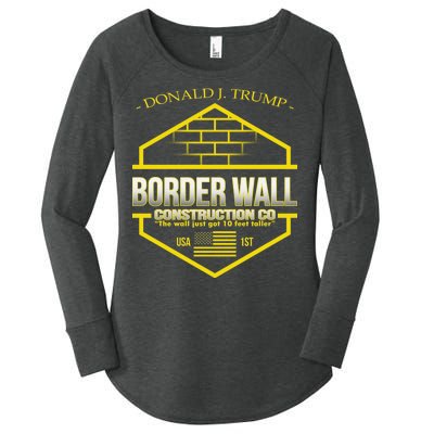 Donald Trump Border Wall Construction Co Women's Perfect Tri Tunic Long Sleeve Shirt