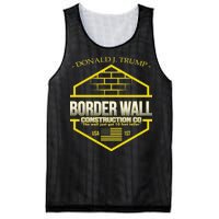 Donald Trump Border Wall Construction Co Mesh Reversible Basketball Jersey Tank