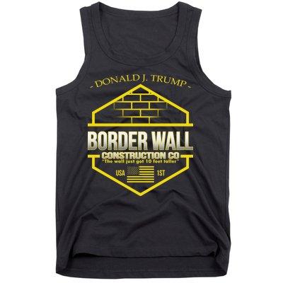 Donald Trump Border Wall Construction Co Tank Top