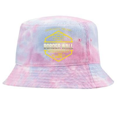 Donald Trump Border Wall Construction Co Tie-Dyed Bucket Hat