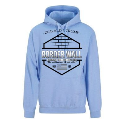 Donald Trump Border Wall Construction Co Unisex Surf Hoodie