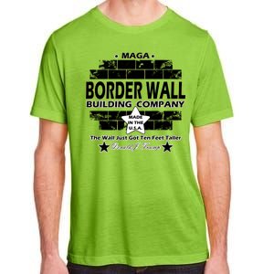 Donald Trump Border Wall Construction Company Adult ChromaSoft Performance T-Shirt