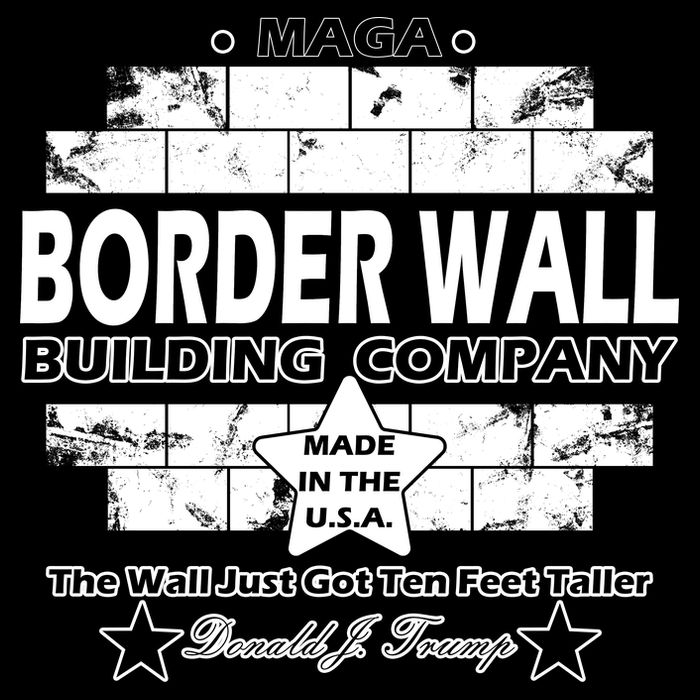 Donald Trump Border Wall Construction Company Performance Shirt