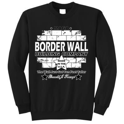 Donald Trump Border Wall Construction Company Sweatshirt