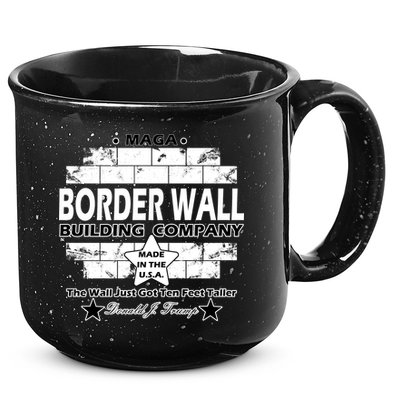 Donald Trump Border Wall Construction Company 15oz Campfire Ceramic Mug