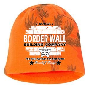 Donald Trump Border Wall Construction Company Kati - Camo Knit Beanie