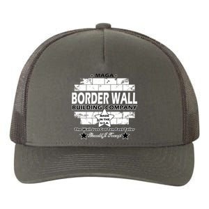 Donald Trump Border Wall Construction Company Yupoong Adult 5-Panel Trucker Hat