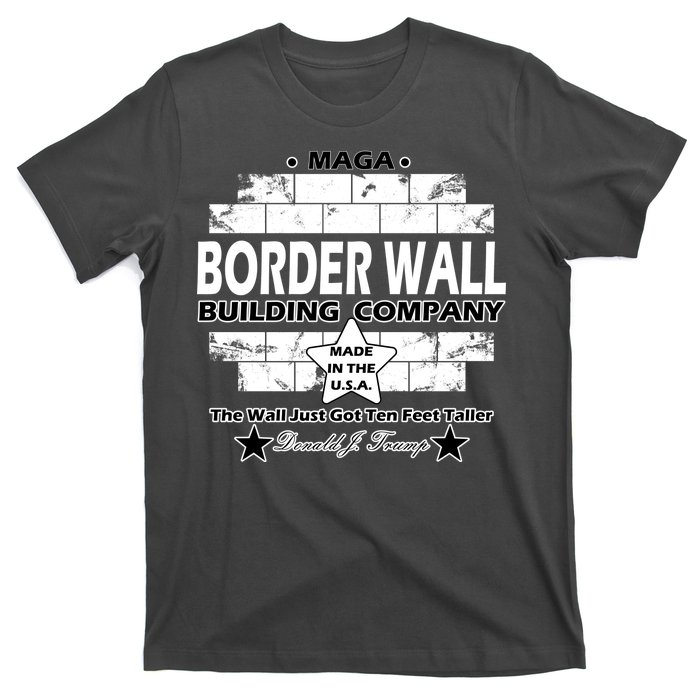 Donald Trump Border Wall Construction Company T-Shirt