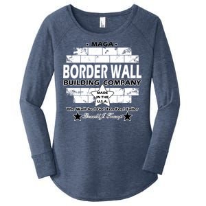 Donald Trump Border Wall Construction Company Women's Perfect Tri Tunic Long Sleeve Shirt