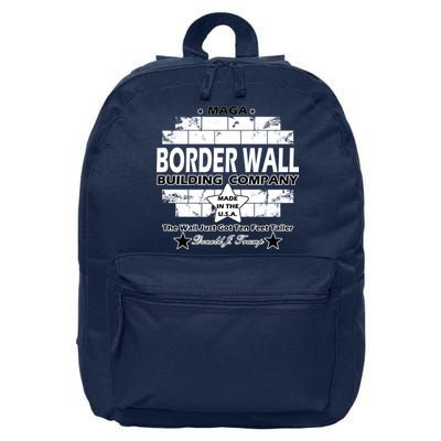 Donald Trump Border Wall Construction Company 16 in Basic Backpack