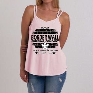 Donald Trump Border Wall Construction Company Women's Strappy Tank