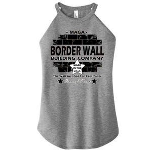 Donald Trump Border Wall Construction Company Women's Perfect Tri Rocker Tank