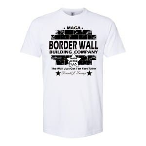 Donald Trump Border Wall Construction Company Softstyle CVC T-Shirt