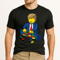 Donald Trump Building a Wall out of Toys Cooling Performance Crew T-Shirt