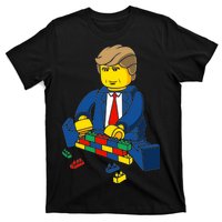 Donald Trump Building a Wall out of Toys T-Shirt