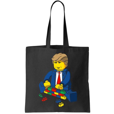 Donald Trump Building a Wall out of Toys Bag