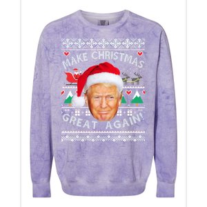 Donald Trump Christmas Colorblast Crewneck Sweatshirt