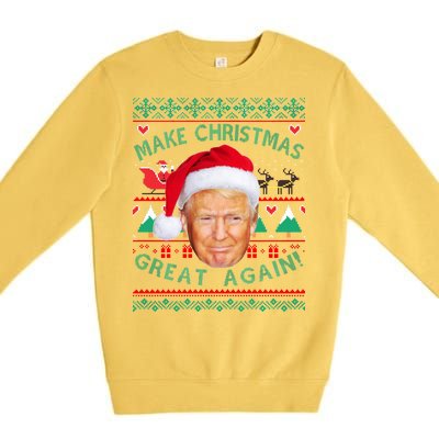 Donald Trump Christmas Premium Crewneck Sweatshirt