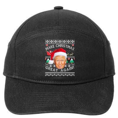 Donald Trump Christmas 7-Panel Snapback Hat