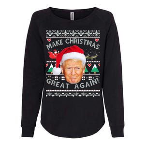 Donald Trump Christmas Womens California Wash Sweatshirt