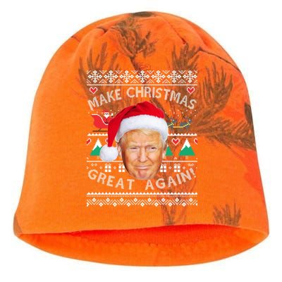 Donald Trump Christmas Kati - Camo Knit Beanie