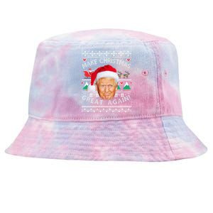 Donald Trump Christmas Tie-Dyed Bucket Hat