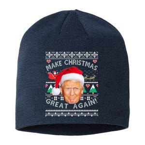 Donald Trump Christmas Sustainable Beanie