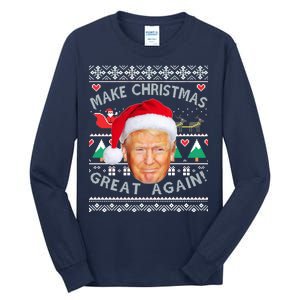 Donald Trump Christmas Tall Long Sleeve T-Shirt