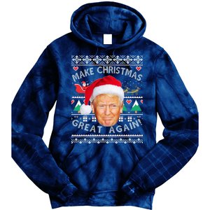 Donald Trump Christmas Tie Dye Hoodie