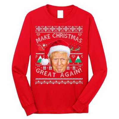 Donald Trump Christmas Long Sleeve Shirt