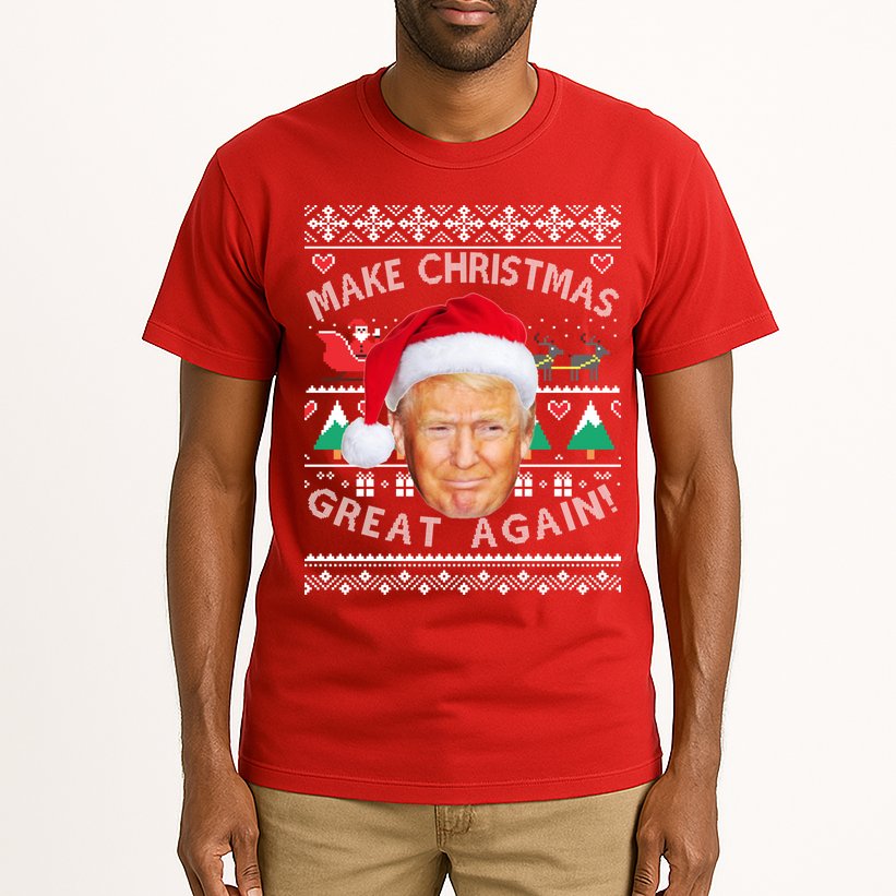 Donald Trump Christmas Tall T-Shirt