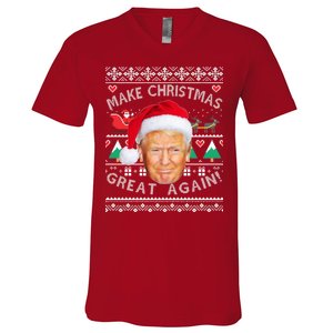 Donald Trump Christmas V-Neck T-Shirt