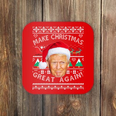 Donald Trump Christmas Coaster