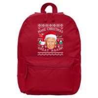 Donald Trump Christmas 16 in Basic Backpack