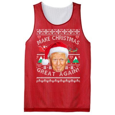 Donald Trump Christmas Mesh Reversible Basketball Jersey Tank